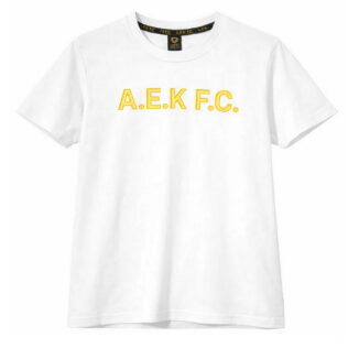 ΑΕΚ FC PUFF WHITE TEE Παιδικό T-Shirt