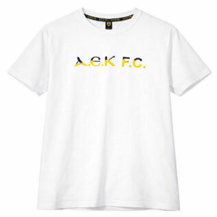 ΑΕΚ 2 Tone Mens White Tee