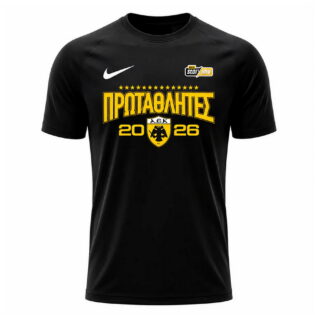 ΑΕΚ Black Champions Tee 2026